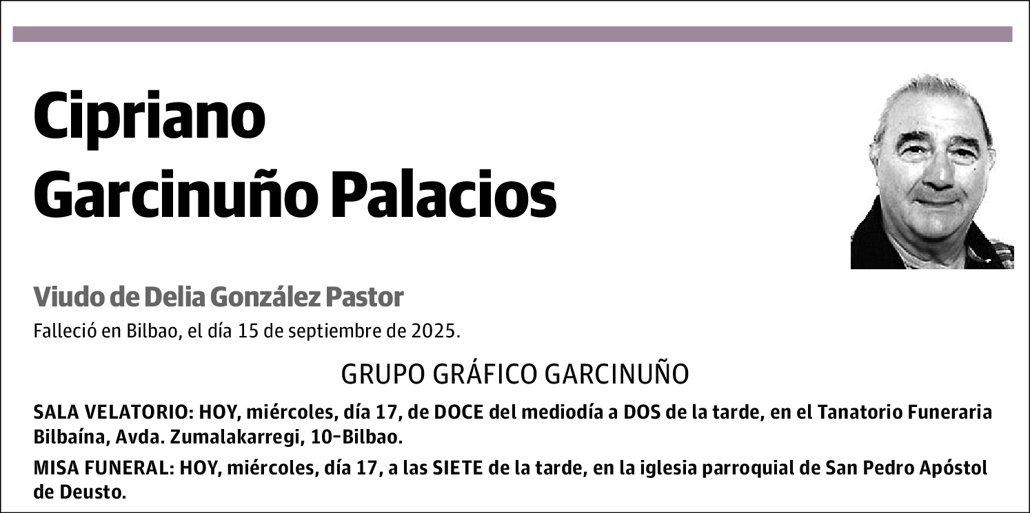 Cipriano Garcinuño Palacios