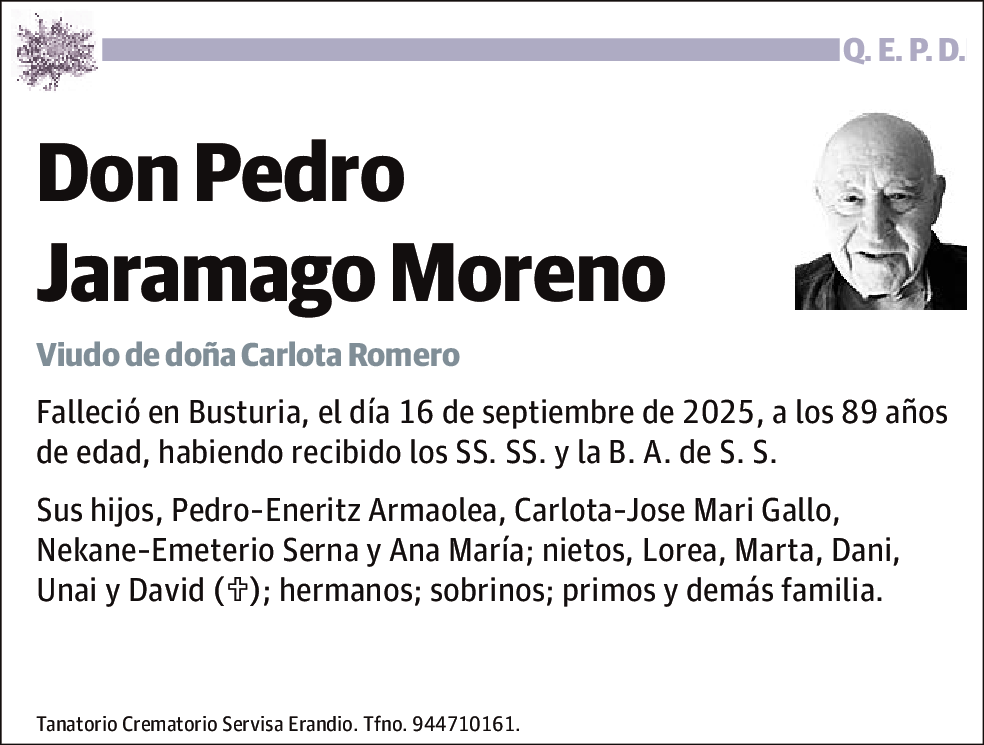 Pedro Jaramago Moreno