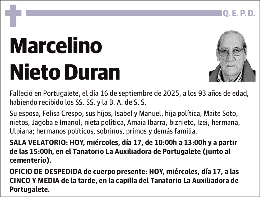 Marcelino Nieto Duran