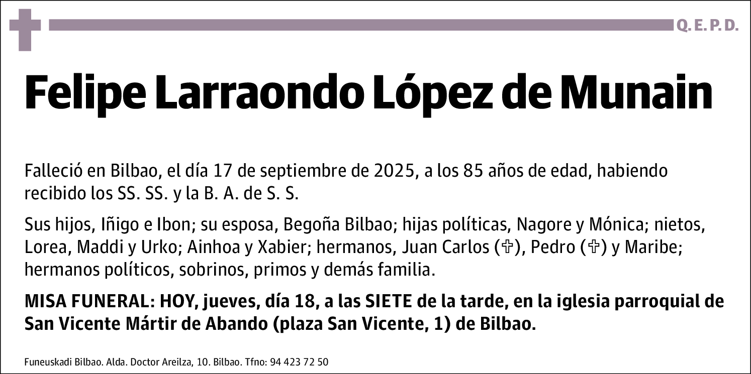 Felipe Larraondo López de Munain