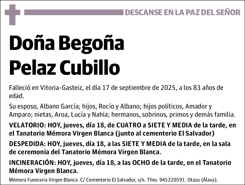 Begoña Pelaz Cubillo