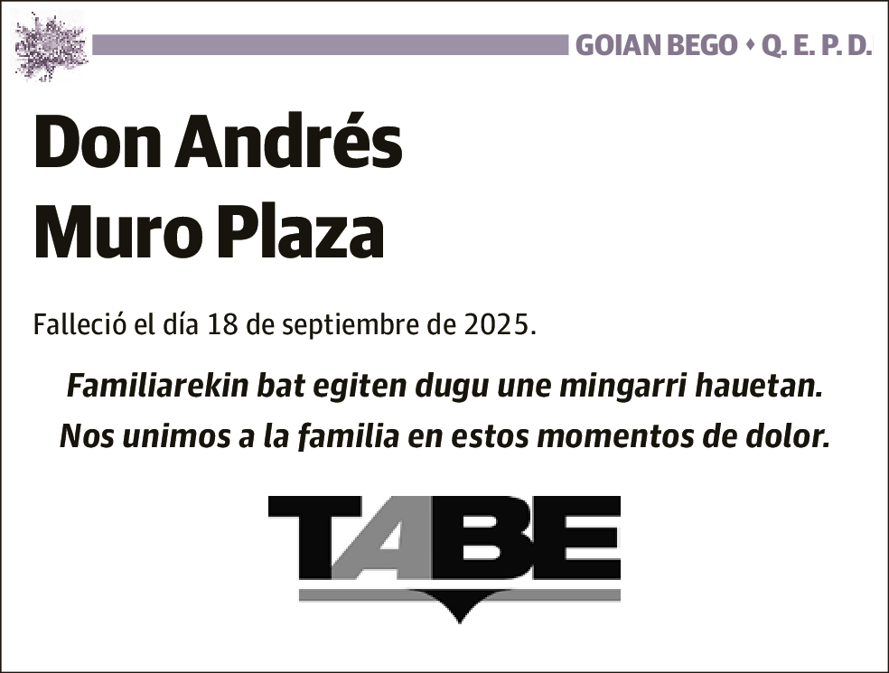 Andrés Muro Plaza