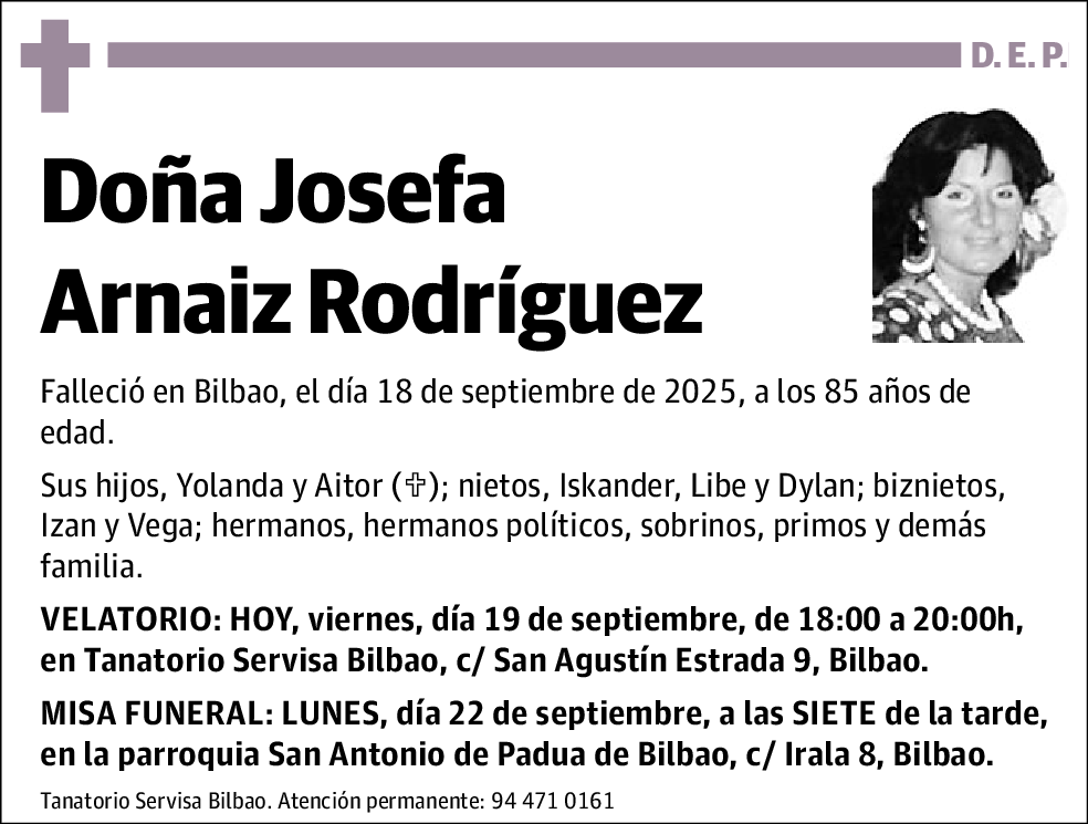 Josefa Arnaiz Rodríguez