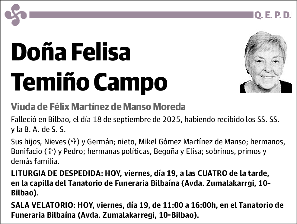 Felisa Temiño Campo