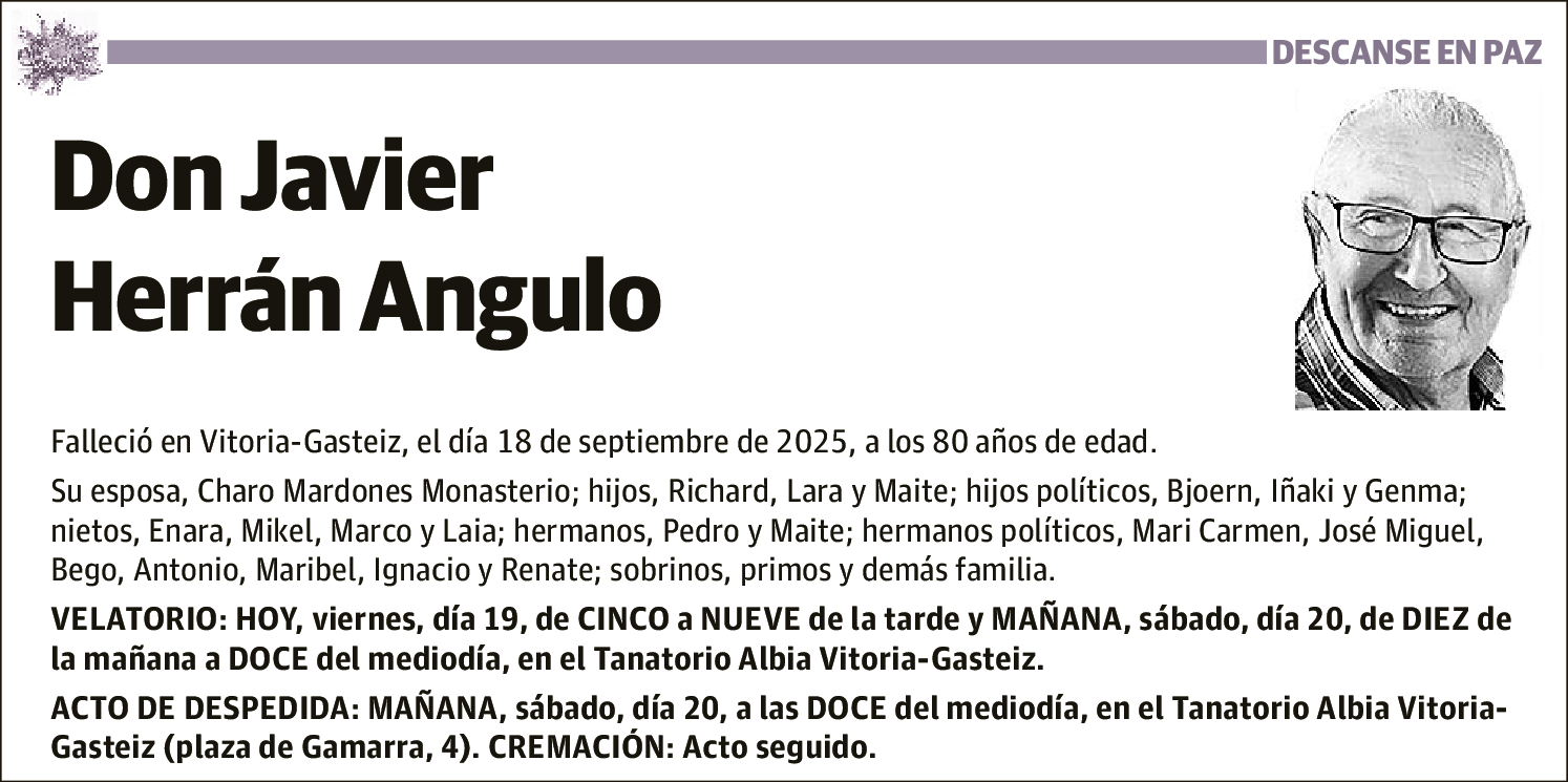 Javier Herrán Angulo