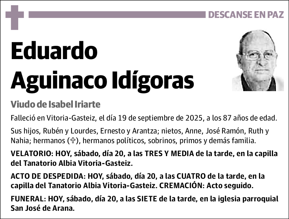 Eduardo Aguinaco Idígoras
