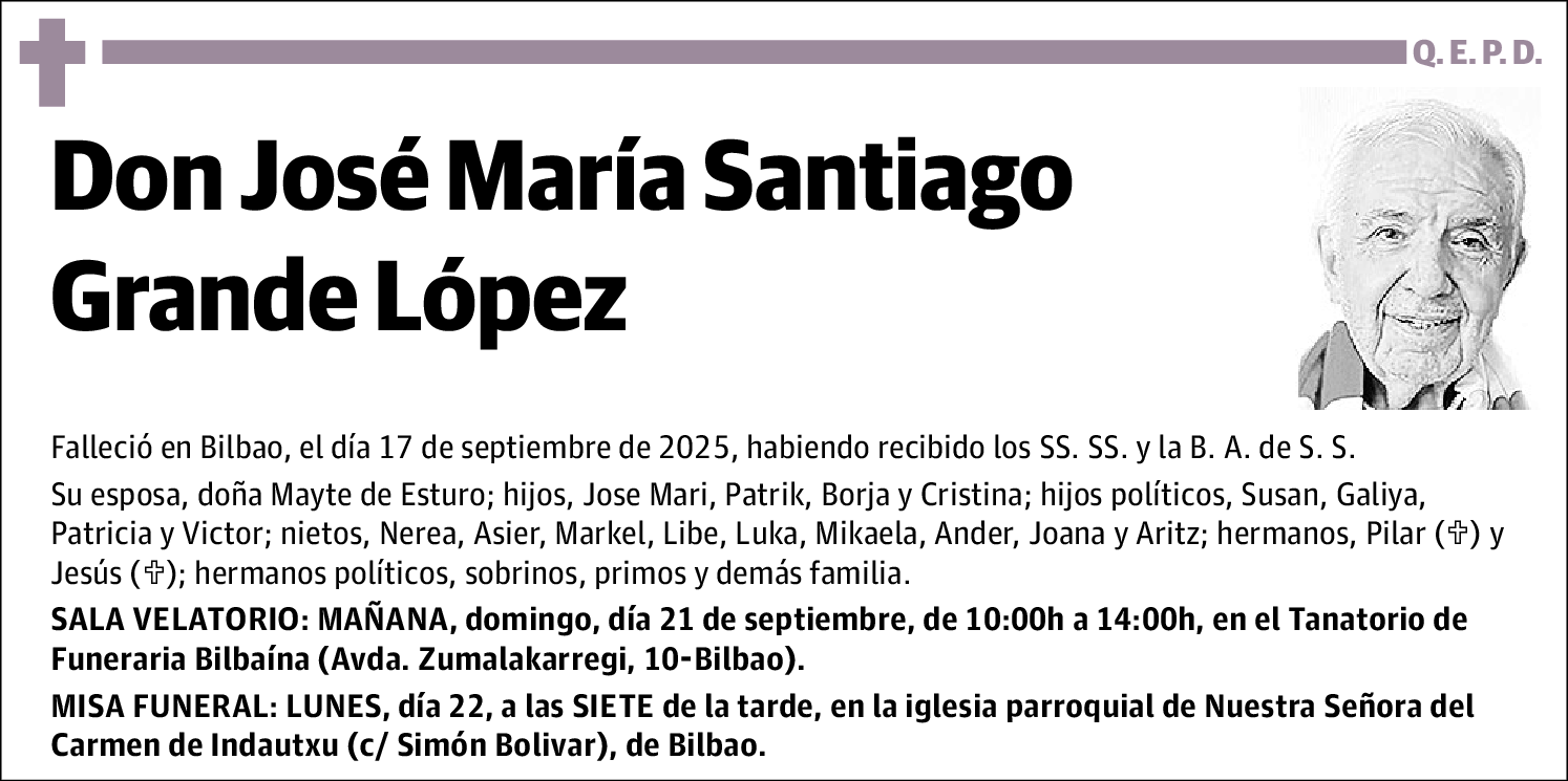 José María Santiago Grande López