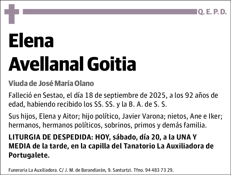 Elena Avellanal Goitia