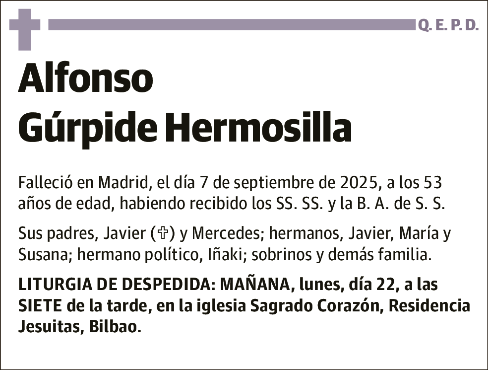 Alfonso Gúrpide Hermosilla