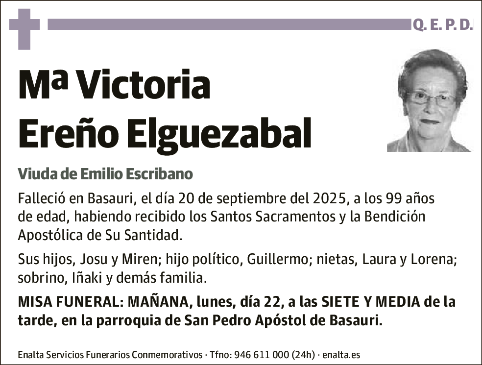 María Victoria Ereño Elguezabal