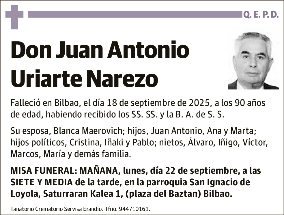 Juan Antonio Uriarte Narezo
