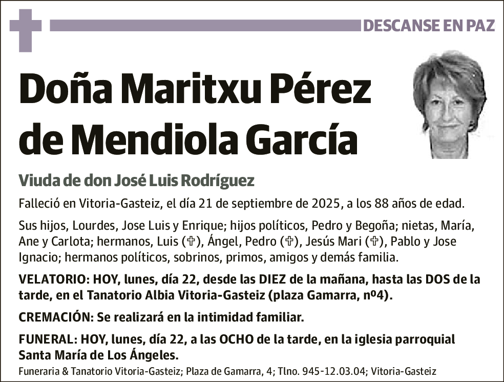 Maritxu Pérez de Mendiola García