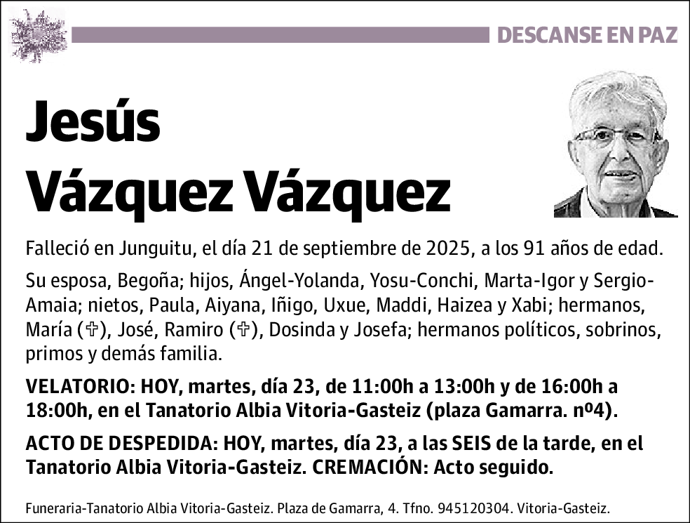Jesús Vázquez Vázquez