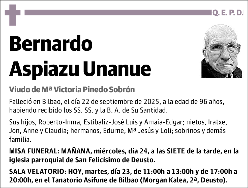 Bernardo Aspiazu Unanue