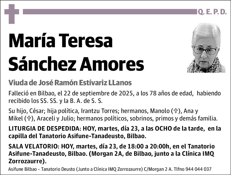 María Teresa Sánchez Amores