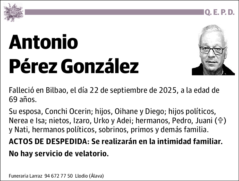 Antonio Pérez González