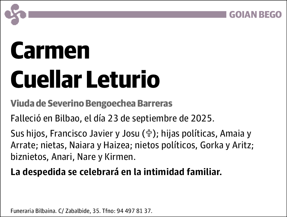 Carmen Cuellar Leturio