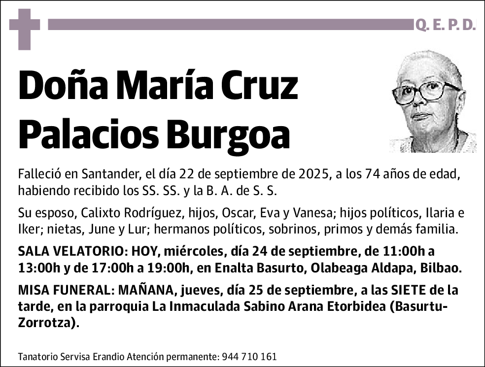 María Cruz Palacios Burgoa
