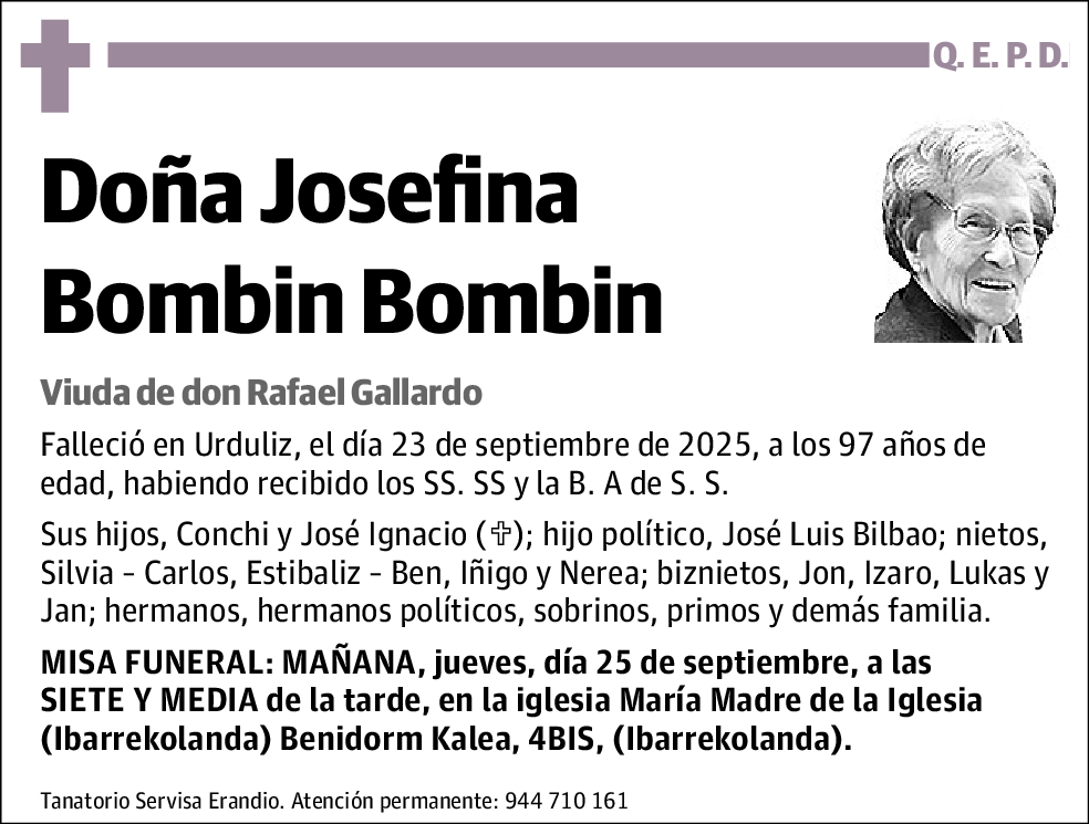 Josefina Bombin Bombin
