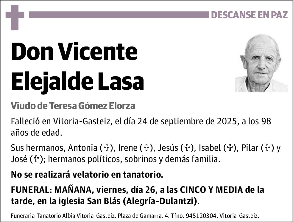 Vicente Elejalde Lasa