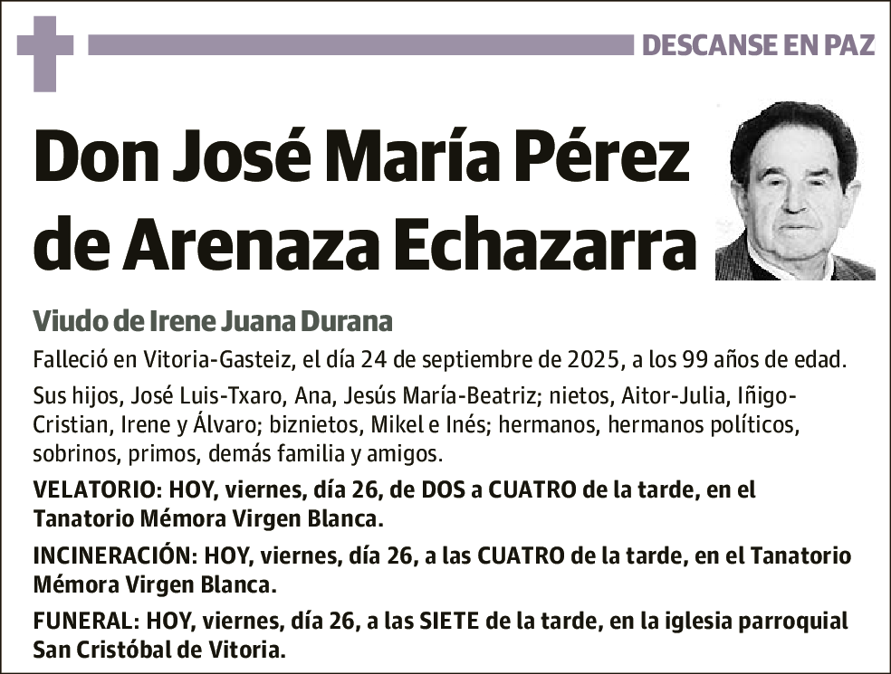 José María Pérez de Arenaza Echazarra