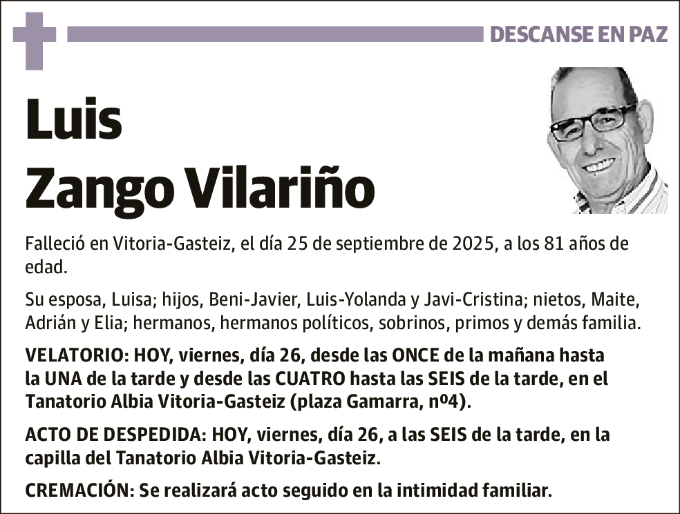 Luis Zango Vilariño