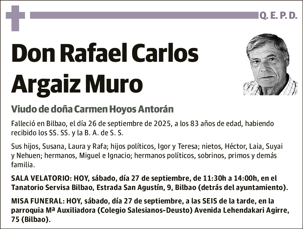 Rafael Carlos Argaiz Muro