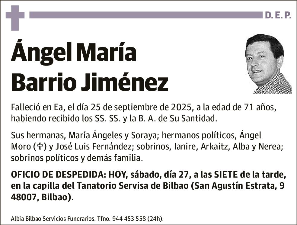 Ángel María Barrio Jiménez