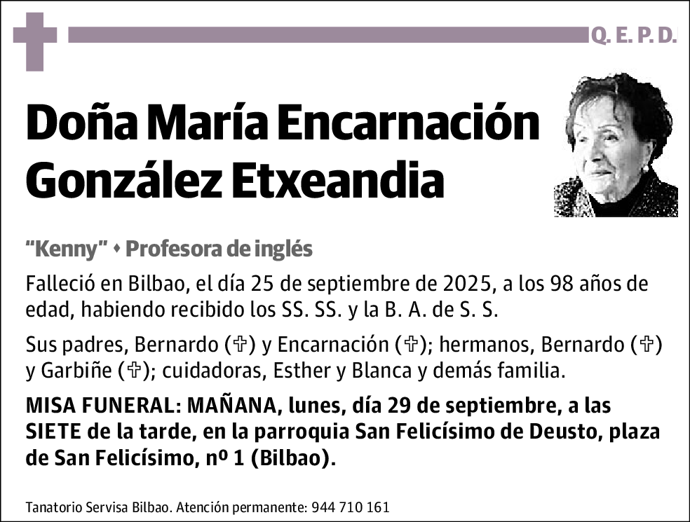 María Encarnación González Etxeandia