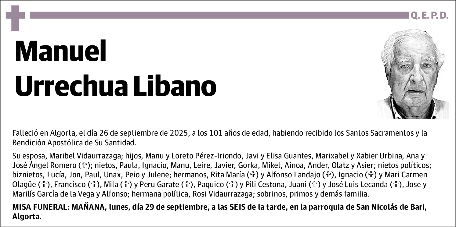 Manuel Urrechua Libano