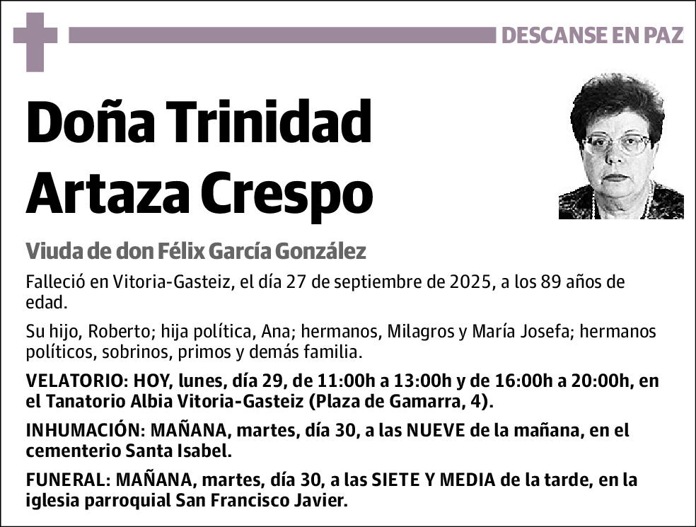 Trinidad Artaza Crespo