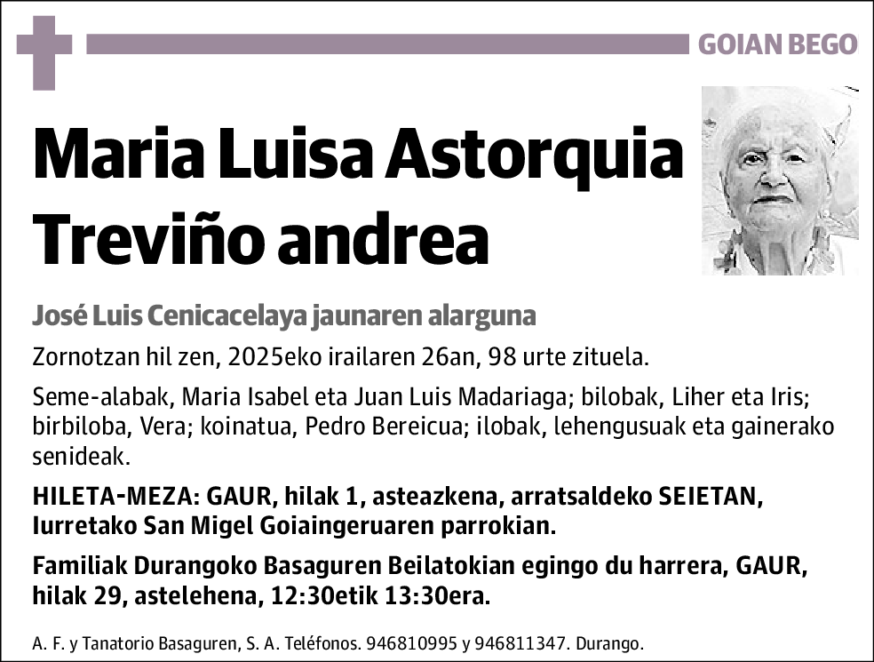 María Luisa Astorquia Treviño