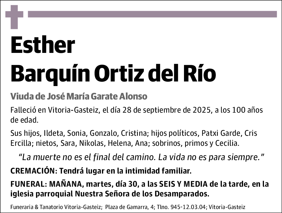 Esther Barquín Ortiz del Río