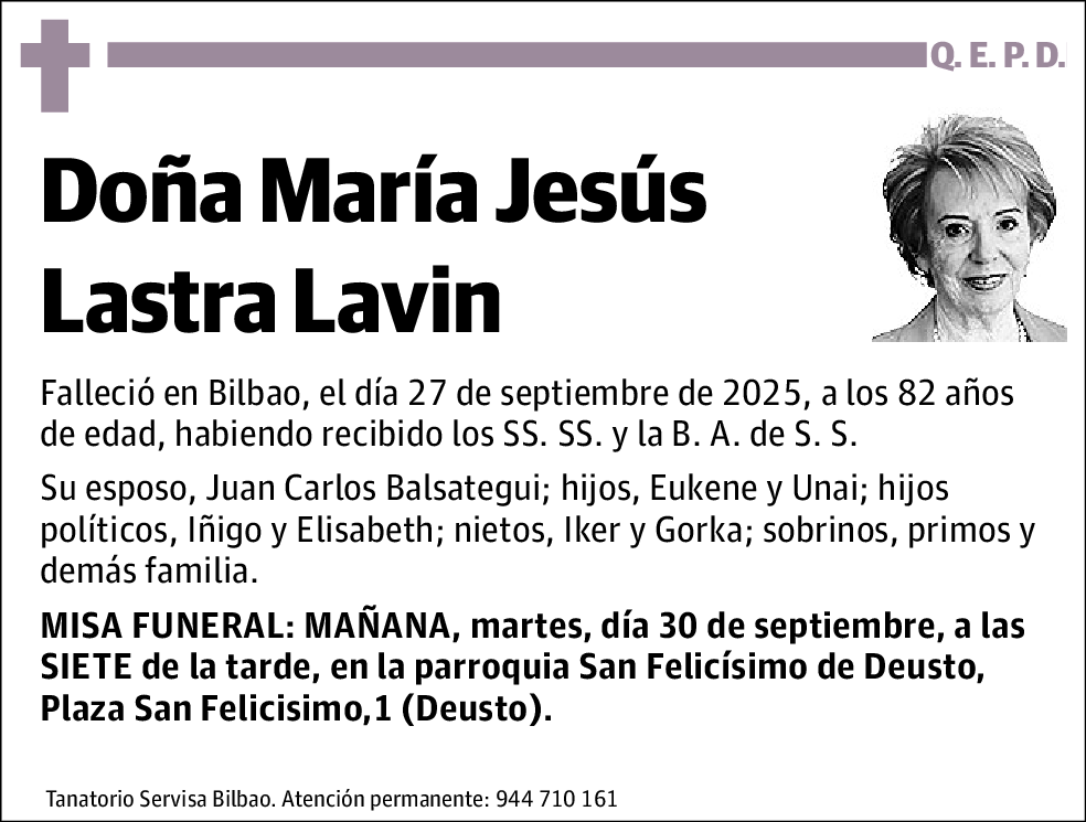 María Jesús Lastra Lavín
