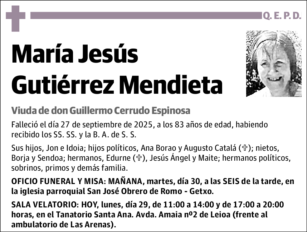 María Jesús Gutiérrez Mendieta