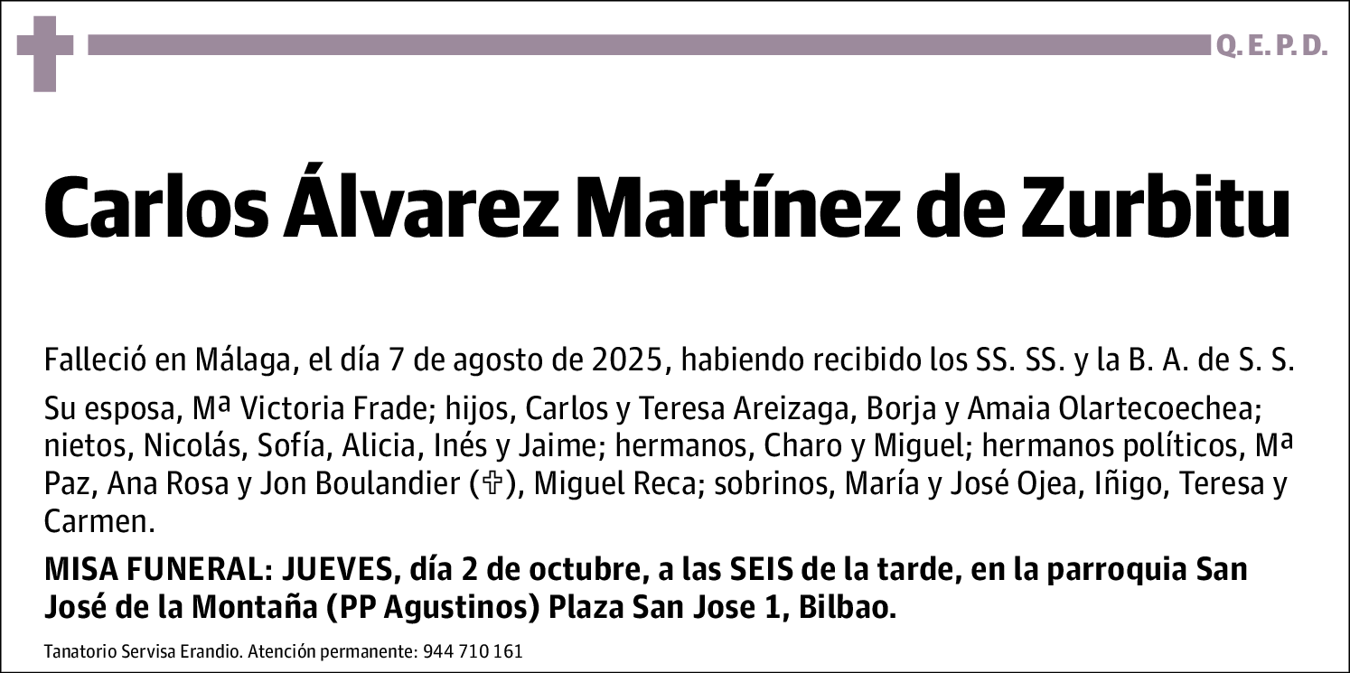 Carlos Álvarez Martínez de Zurbitu