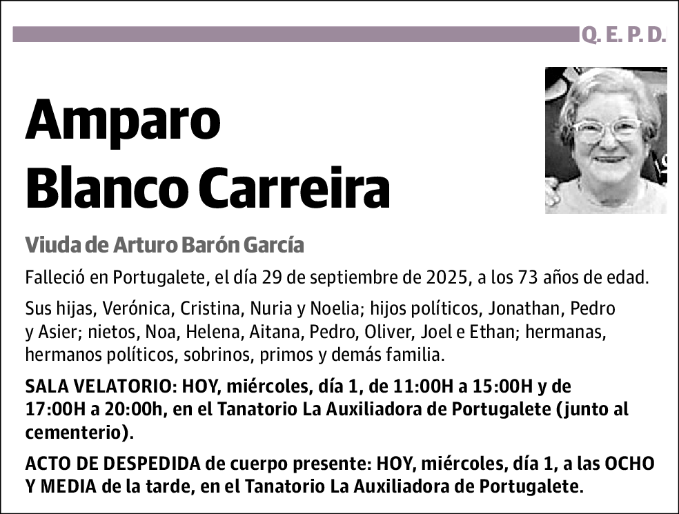 Amparo Blanco Carreira