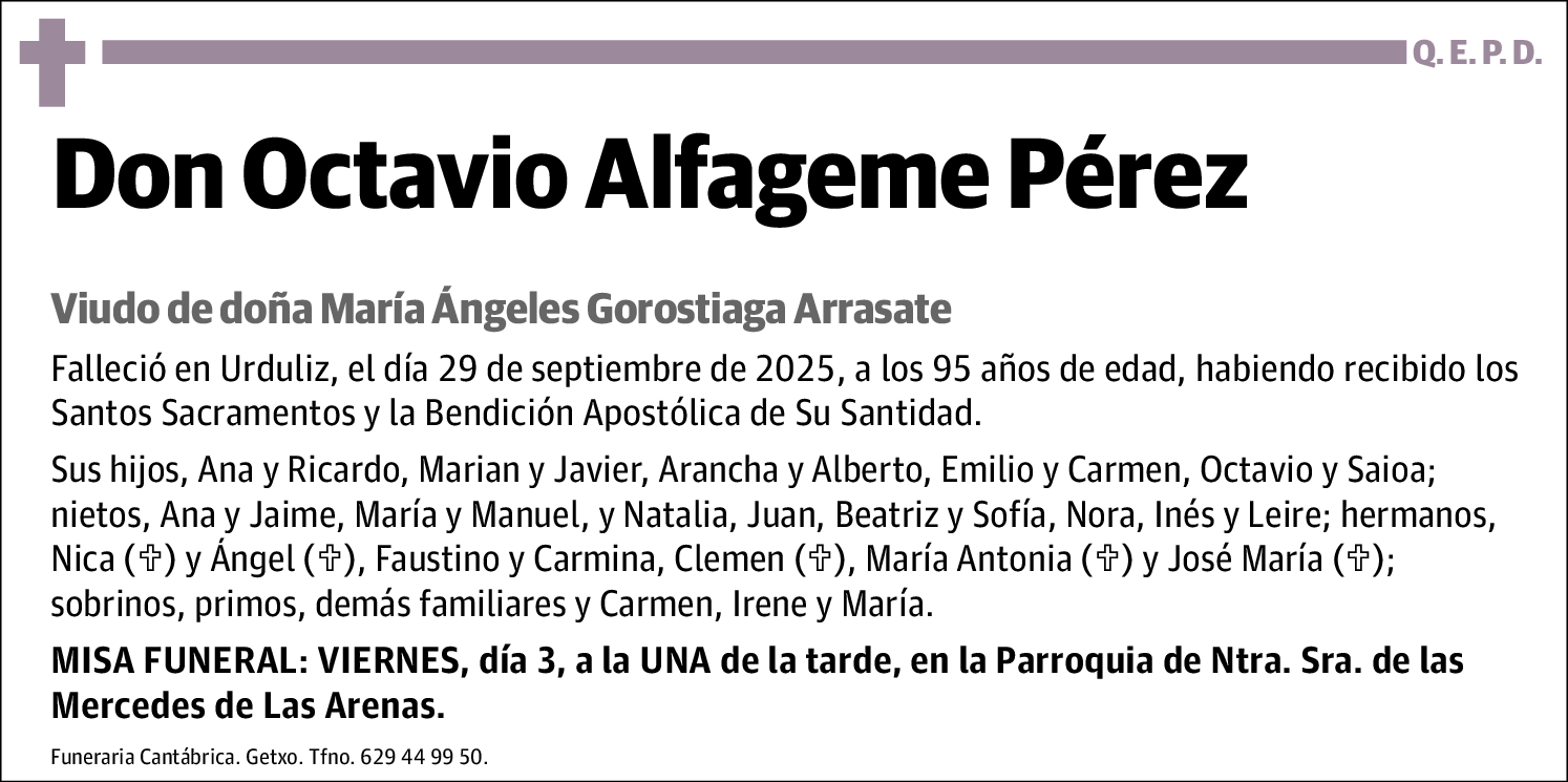 Octavio Alfageme Pérez