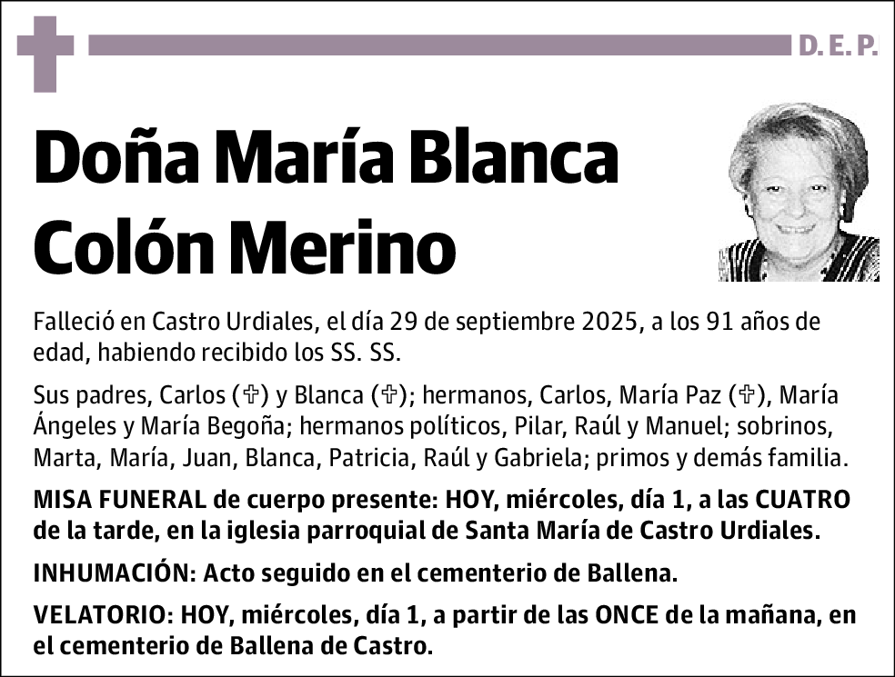 María Blanca Colón Merino