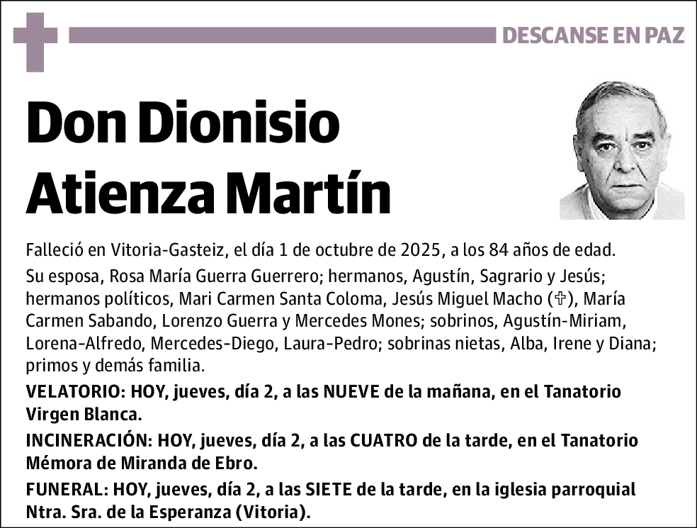 Dionisio Atienza Martín
