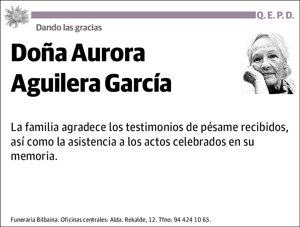 Aurora Aguilera García