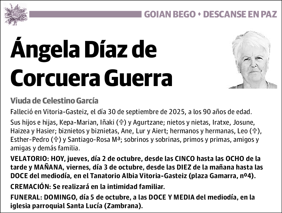 Ángela Díaz de Corcuera Guerra