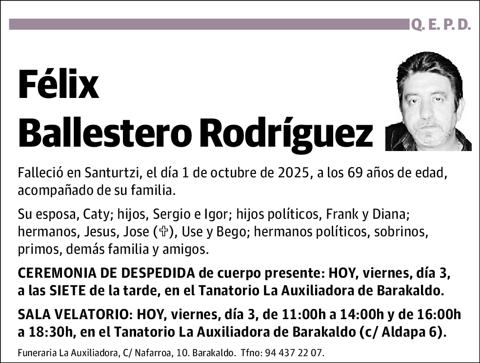 Félix Ballestero Rodríguez