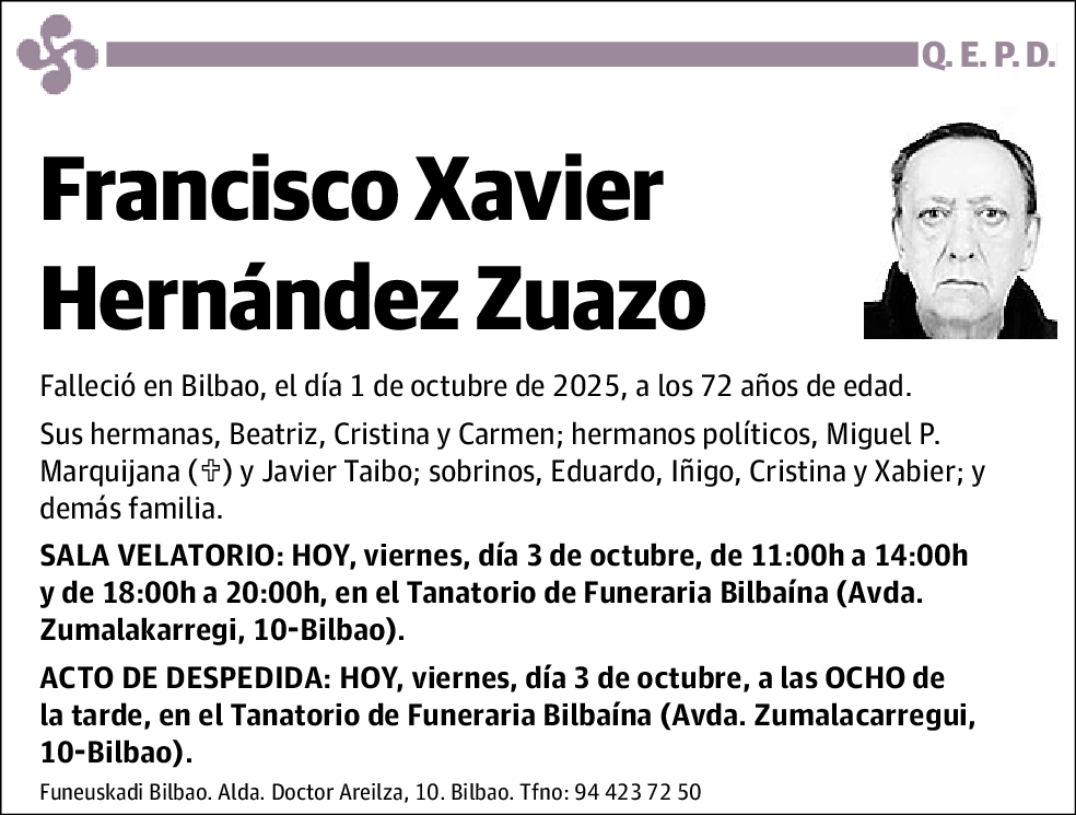 Francisco Xavier Hernández Zuazo