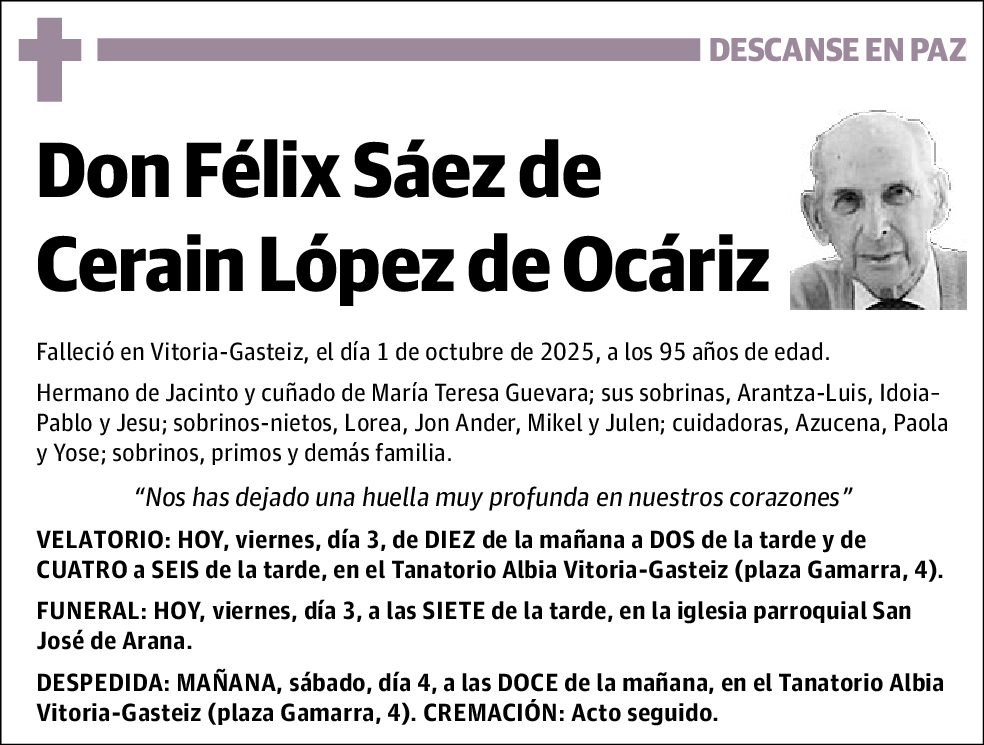 Félix Sáez de Cerain López de Ocáriz