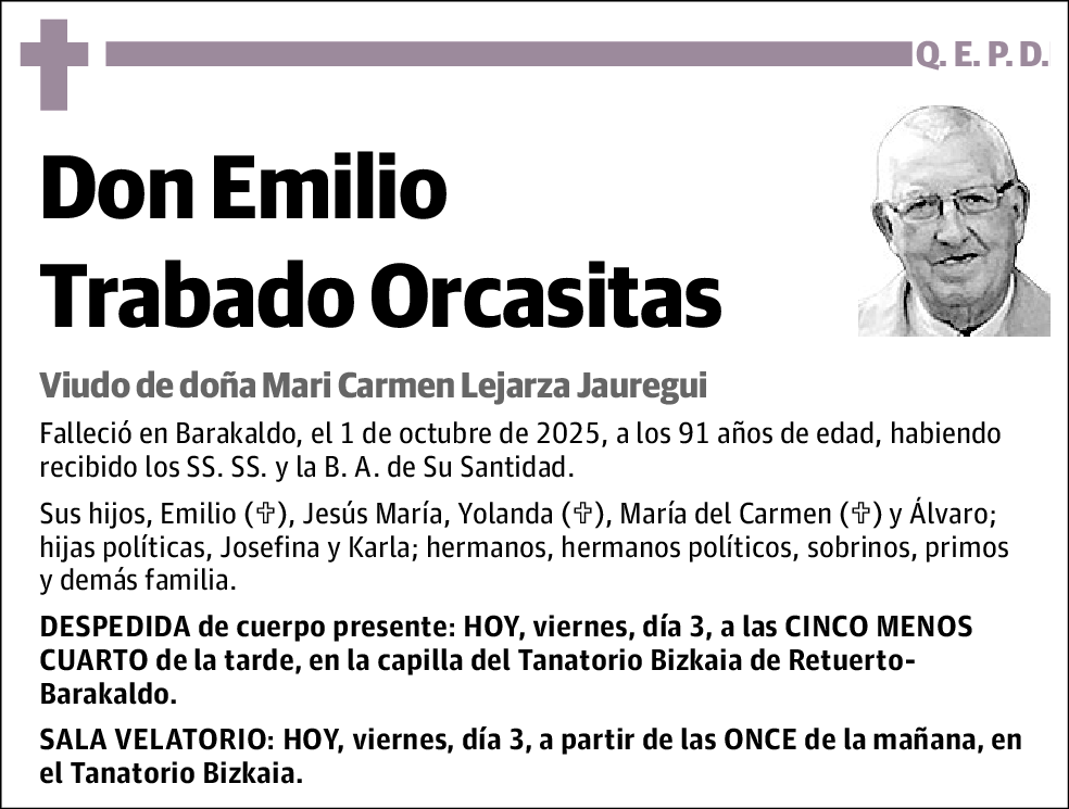 Emilio Trabado Orcasitas