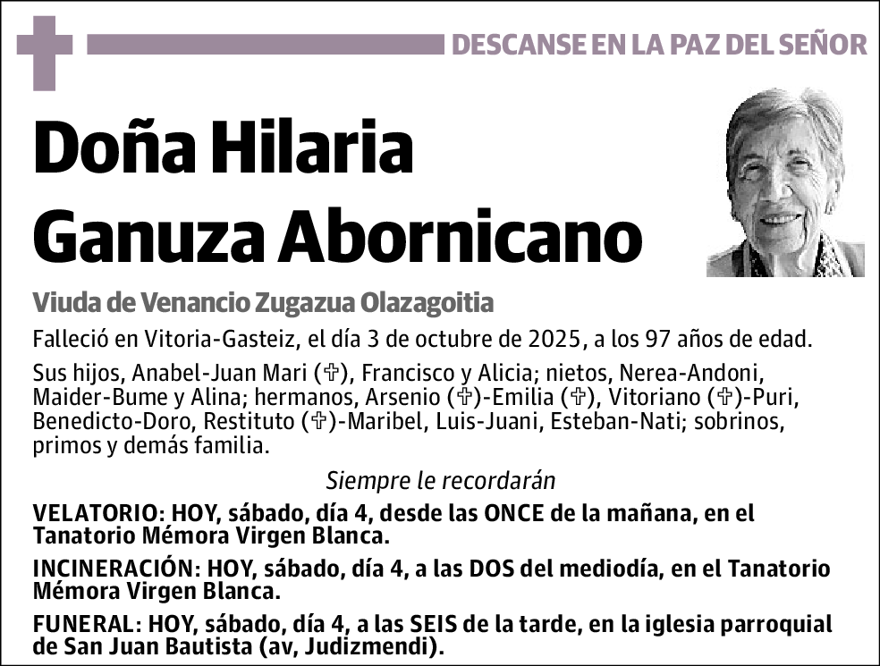 Hilaria Ganuza Abornicano