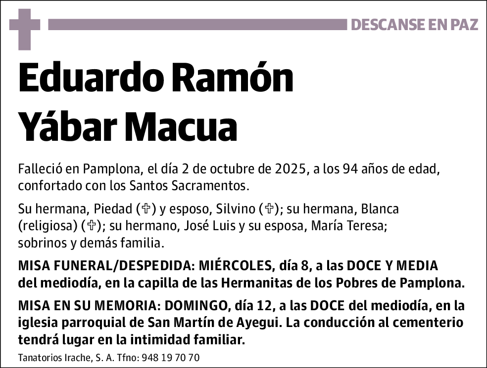 Eduardo Ramón Yábar Macua