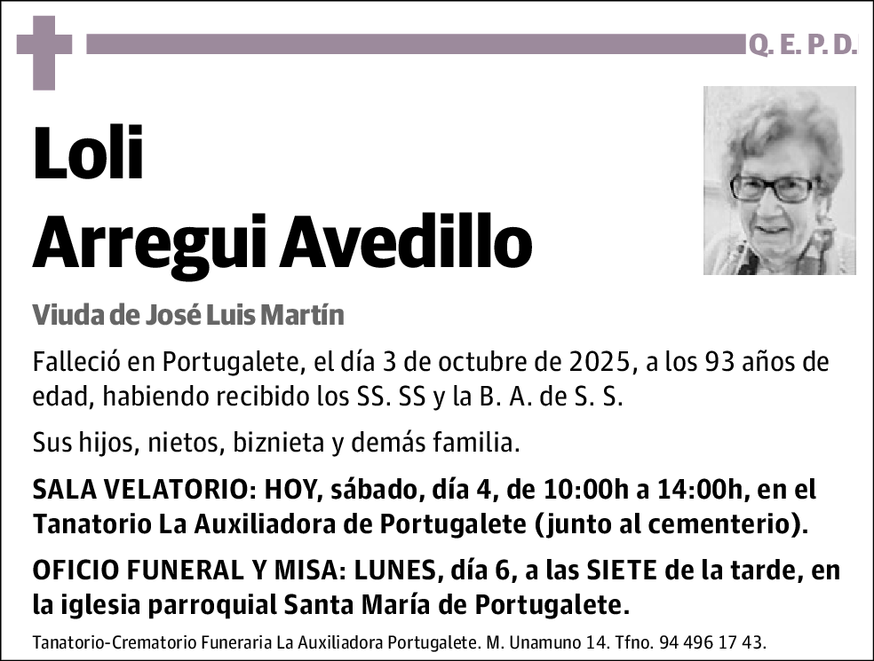 Loli Arregui Avedillo