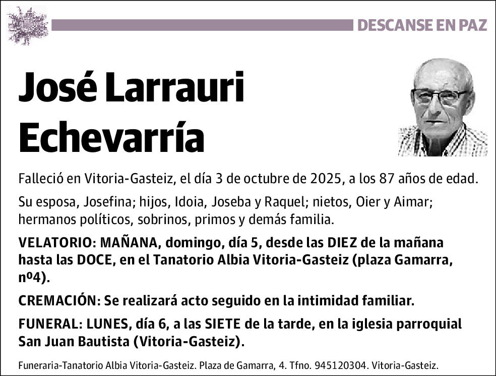 José Larrauri Echevarría